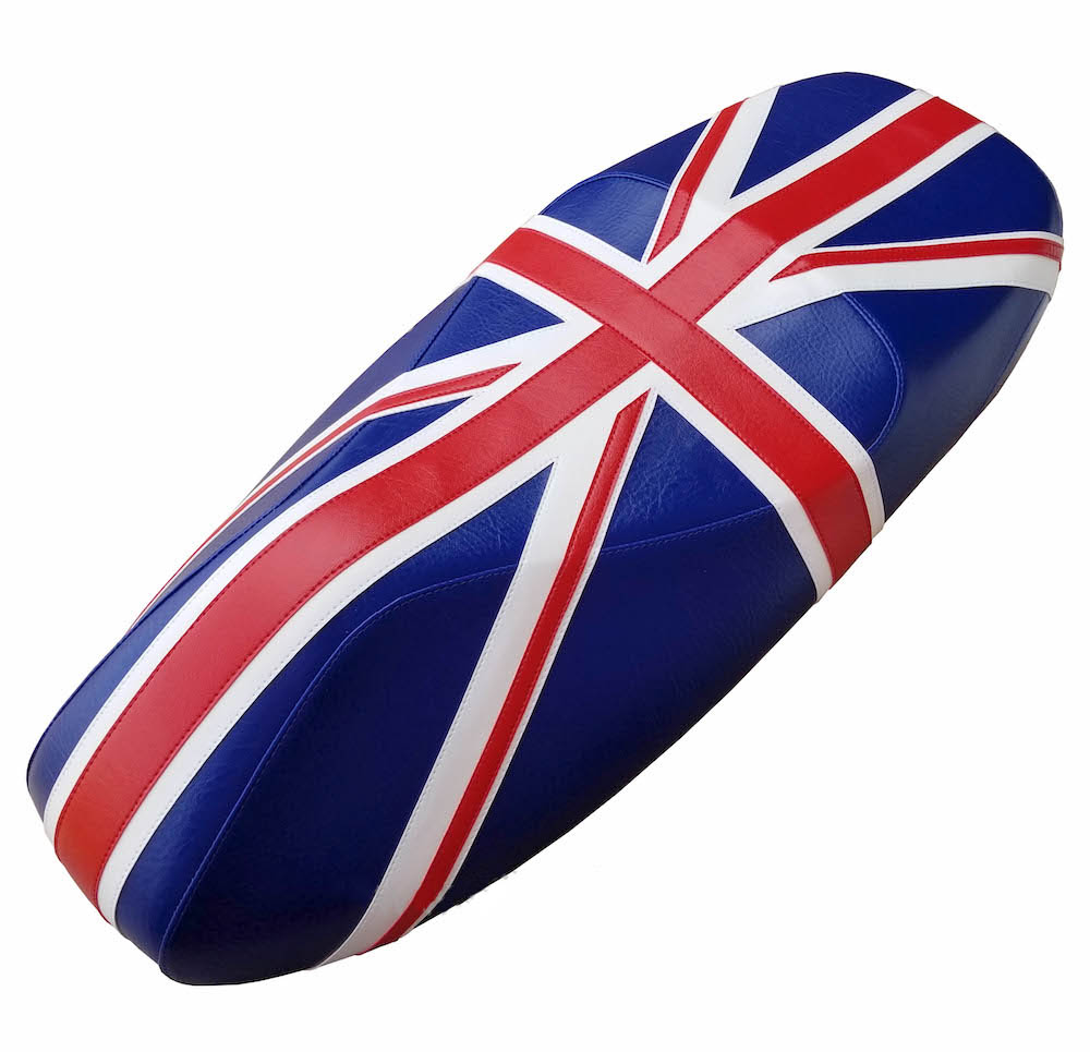 Union Jack Vespa GTS Scooter Seat Saddle Cover British Flag
